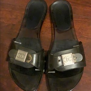 Chanel Acrylic Sandals